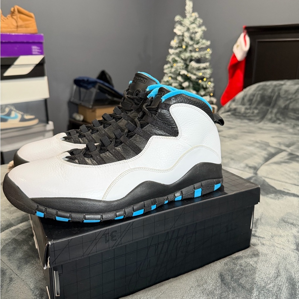 Jordan 10 Powder Blue Size 12 Worn Once - Picture 2 of 8